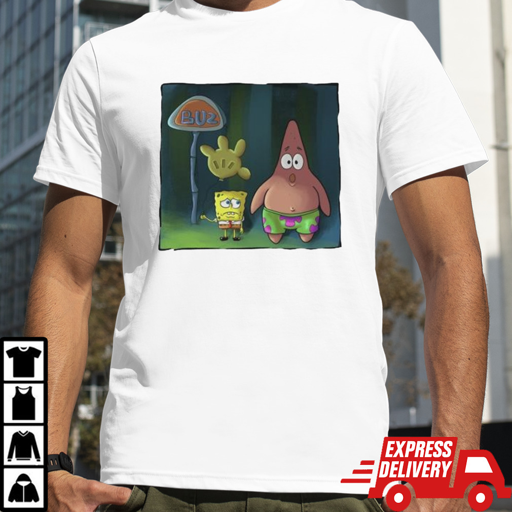 SpongeBob My Neighbor Patrick Waiting For Bus shirt