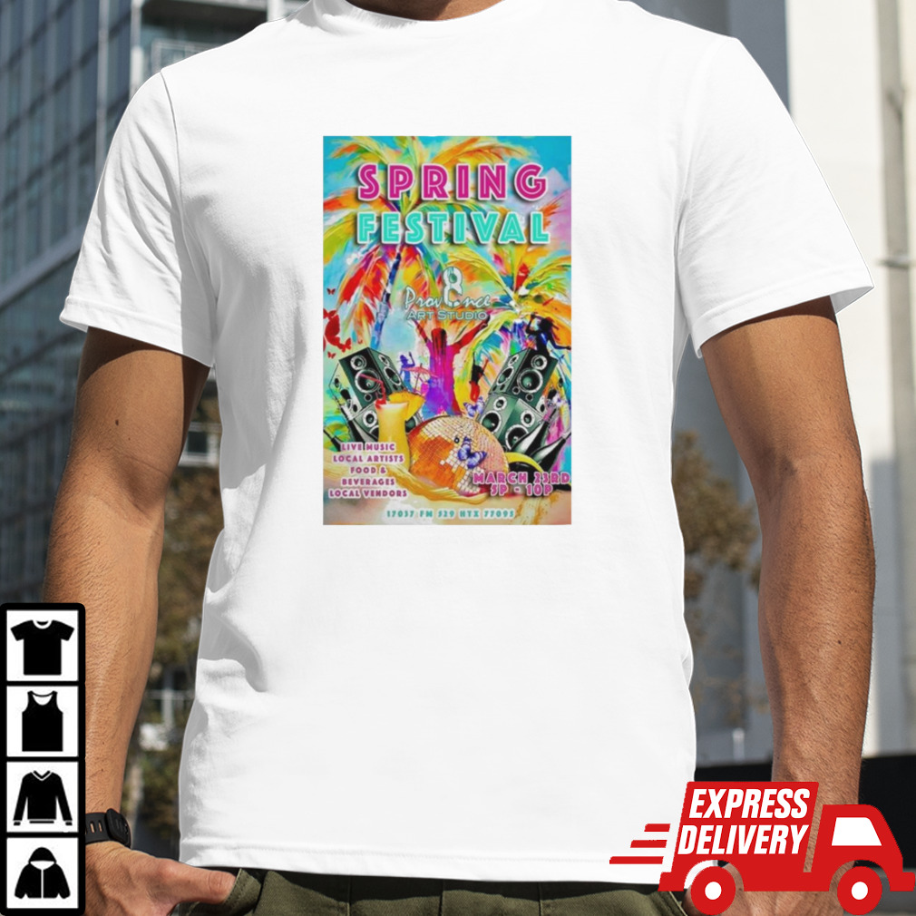 Spring Festival Houston TX March 23 2024 Poster T-Shirt