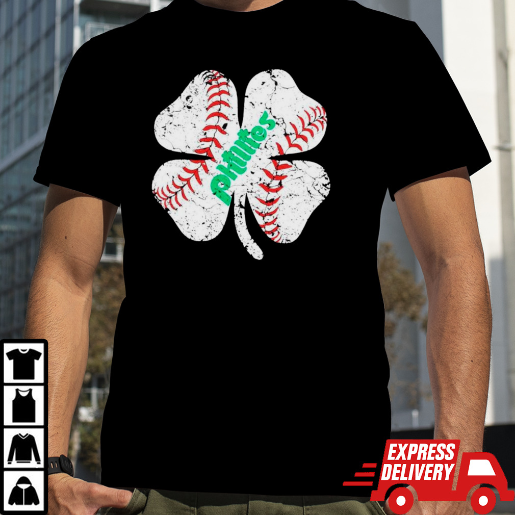 St Patricks Day Baseball Shamrock Phillies shirt