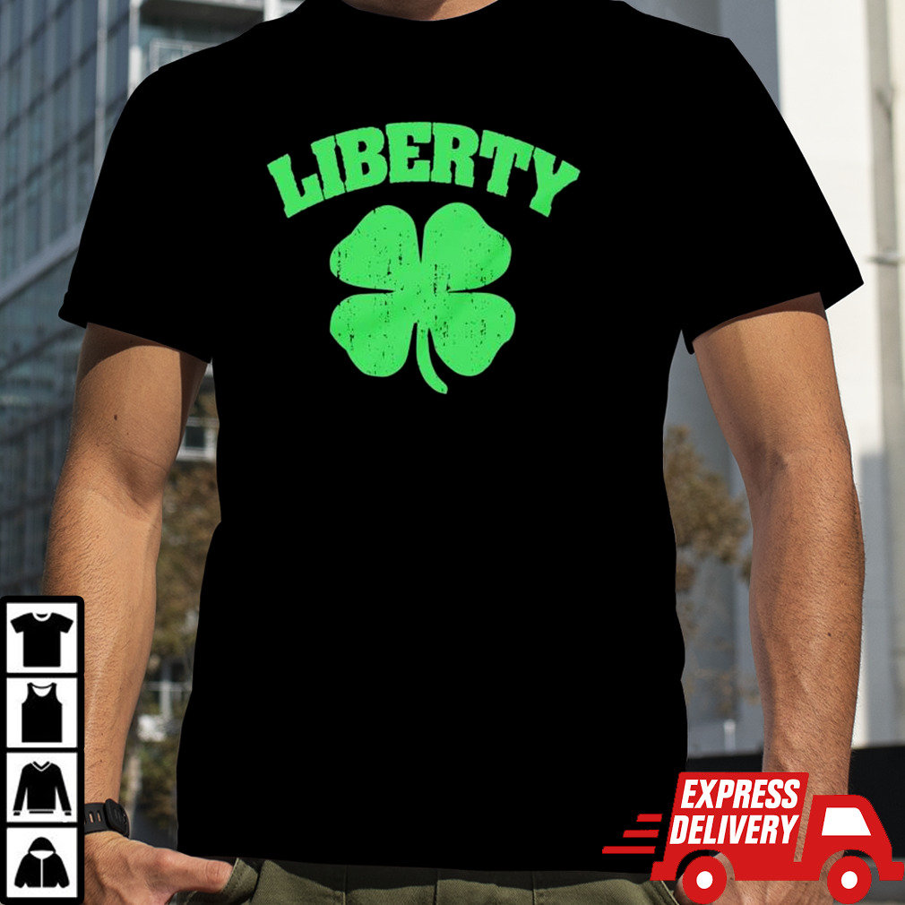 St Patrick’s Day Liberty Shamrock shirt