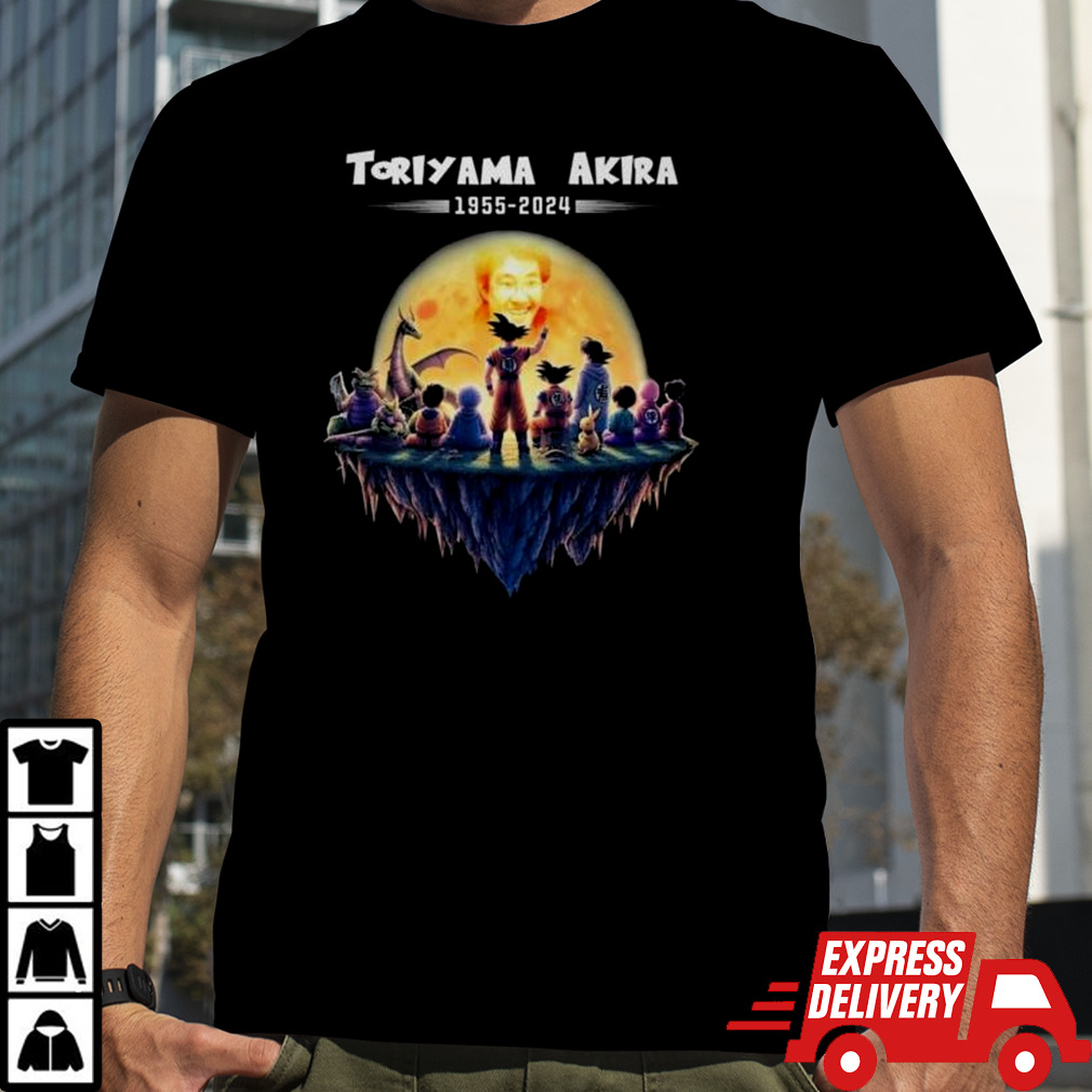 Thank You Akira Toriyama Dragon Balls Fan Forever 1955-2024 Shirt