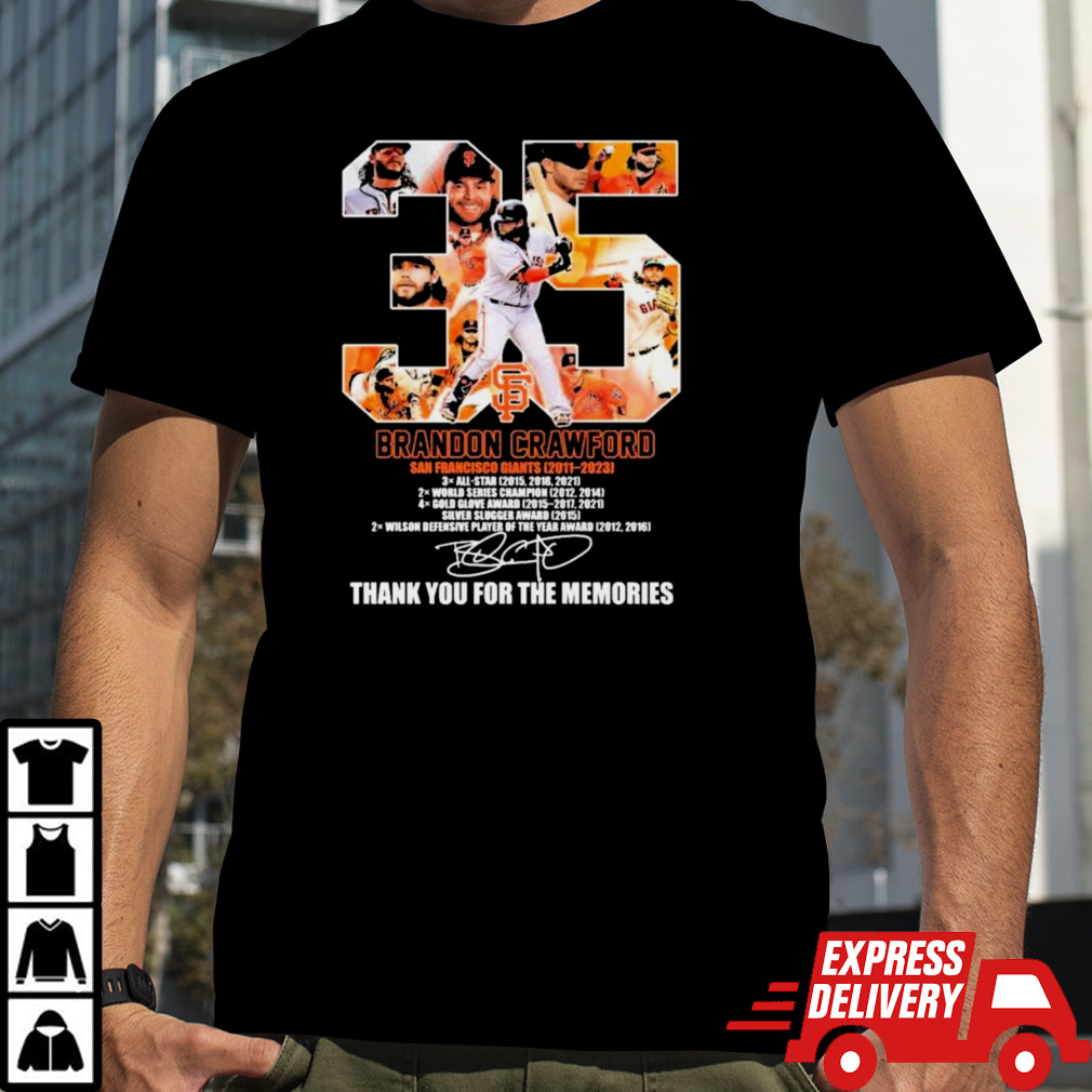 Thank You Legend Brandon Crawford Sf Giants Shirt