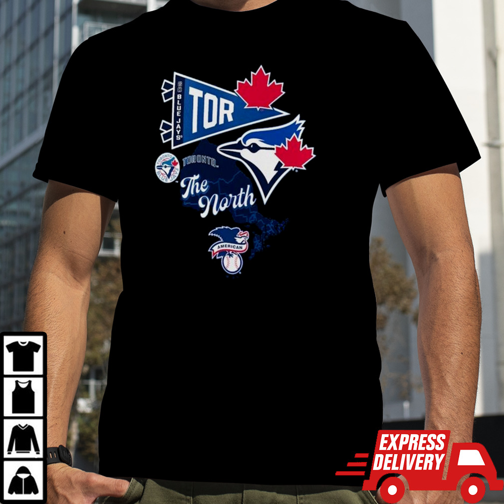 Toronto Blue Jays Split Zone The North Shirt