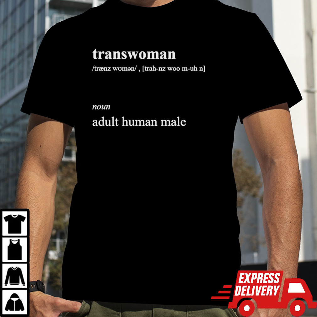 Transwoman adult human male shirt