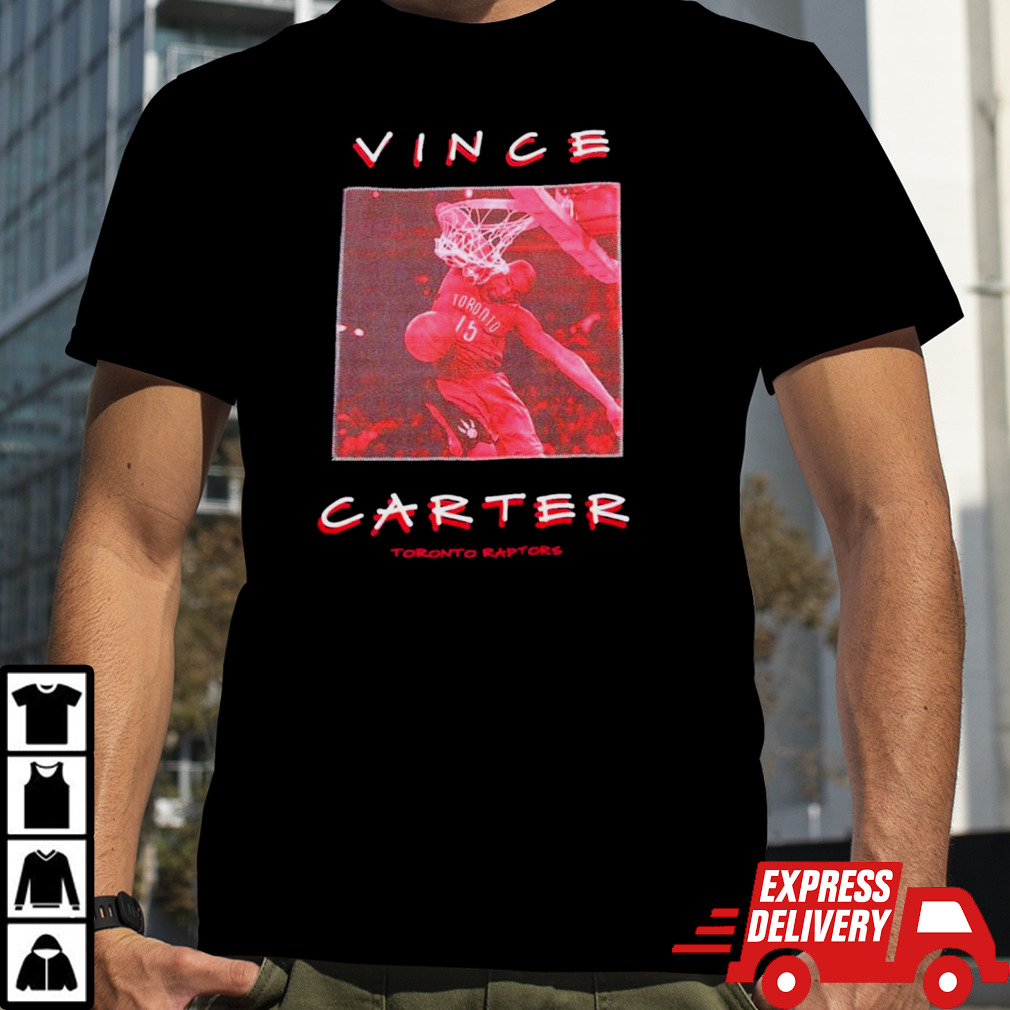 Vince Carter Toronto Raptors Vintage logo shirt