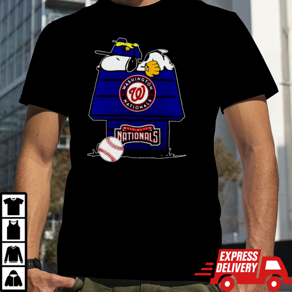 Washington Nationals Snoopy And Woodstock The Peanuts Baseball Shirt