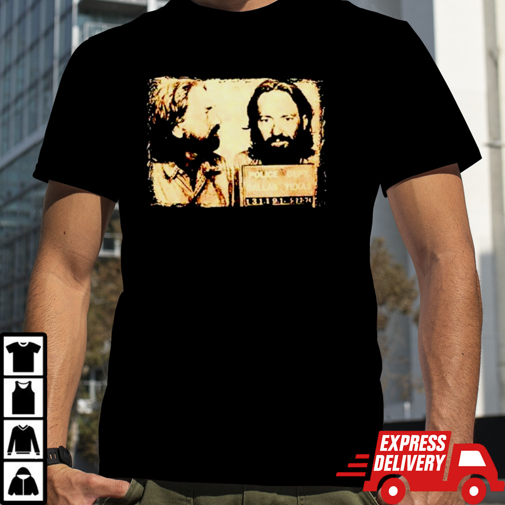 Willie Nelson Mugshot Profile shirt