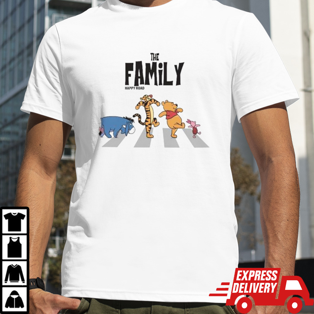 Winnie the Pooh And Friends Abbey Road The Family Happy Road shirt