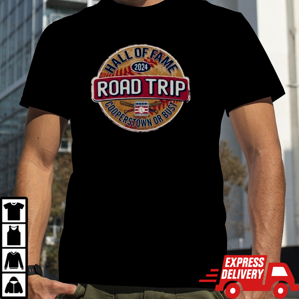 2024 Baseball Hall of Fame Road Trip Maroon Shirt