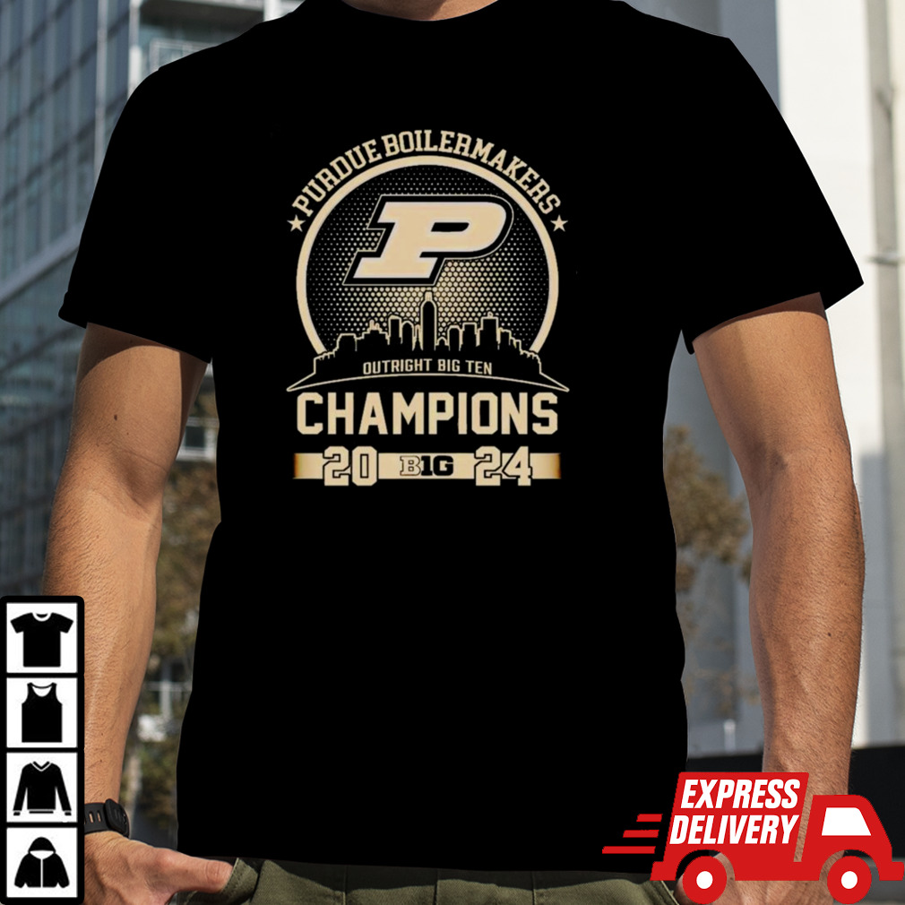 2024 Purdue Boilermakers Basketball Big 10 Champions Shirt