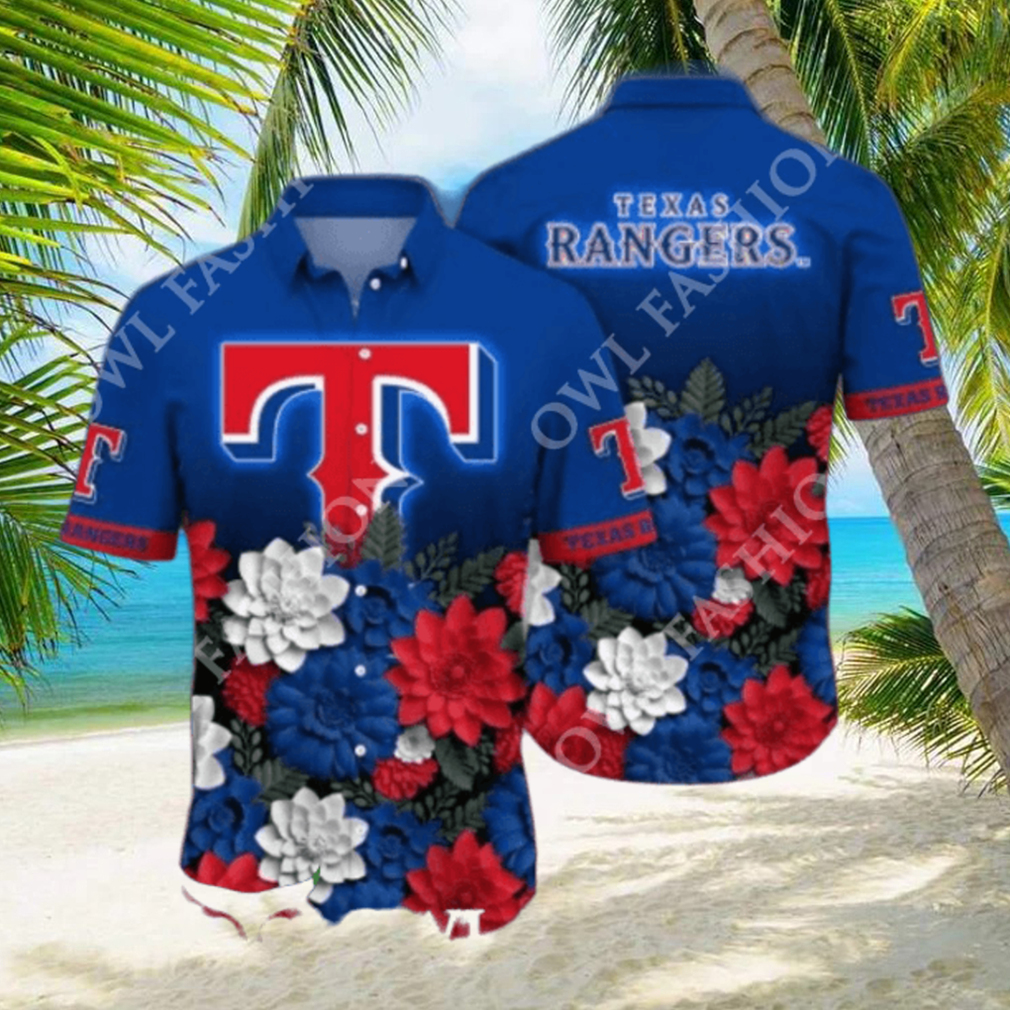 2024 Texas Rangers MLB Baseball Flower Hawaii Shirt