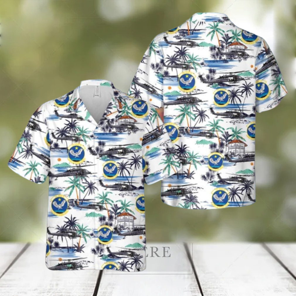 Alaska Air National Guard 210th Rescue Squadron (210 RQS) HH 60G Pave Hawk 3D Hawaiian Shirt