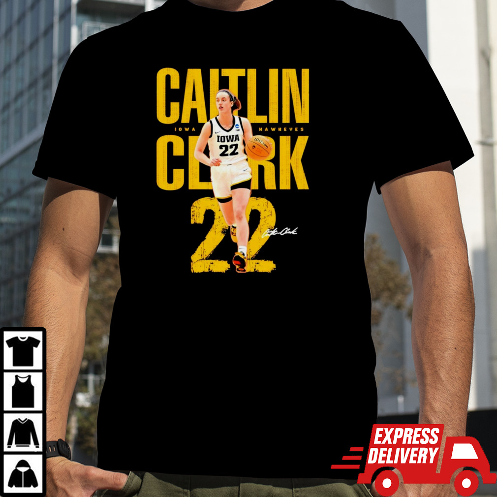 Caitlin Clark Player Iowa Hawkeyes 22 Signature Shirt