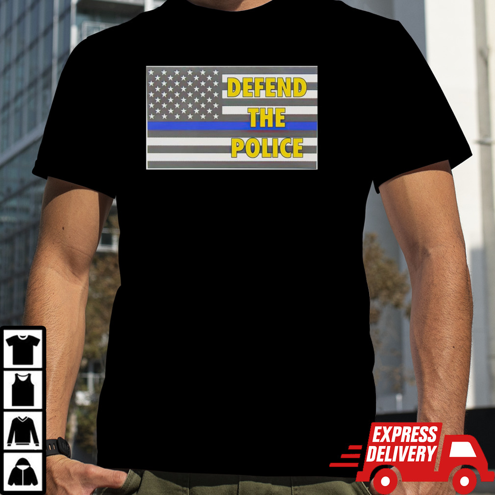 Defend the Police USA flag shirt