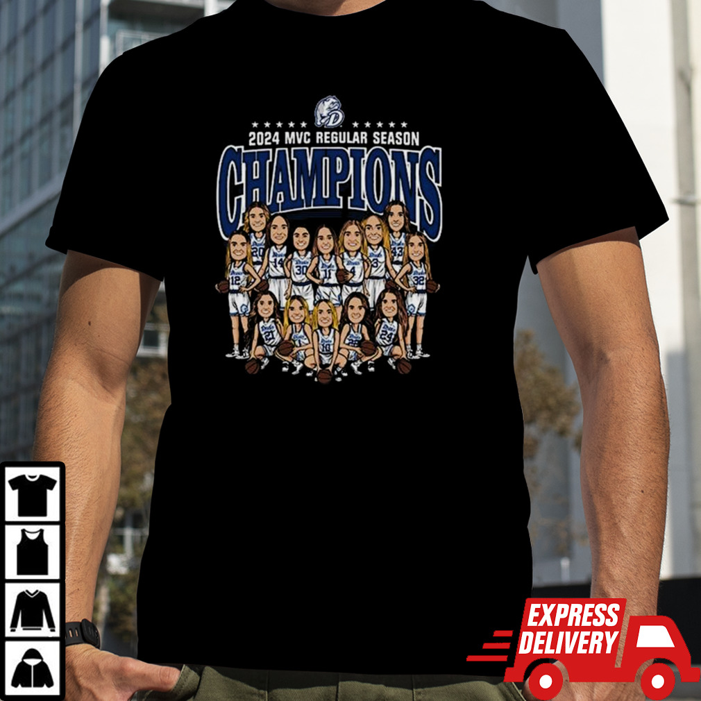 Drake Bulldogs 2024 MVC Regular Season Champions Shirt