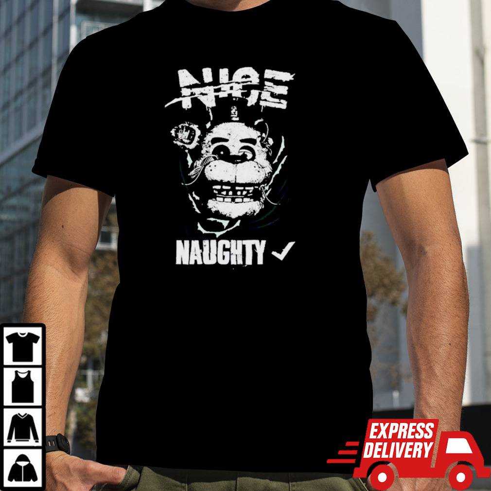 Freddy’s nice naughty list shirt