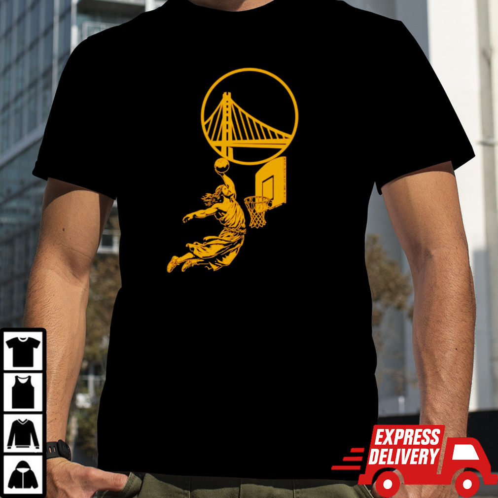 Funny Jesus play basketball Golden State Warriors shirt