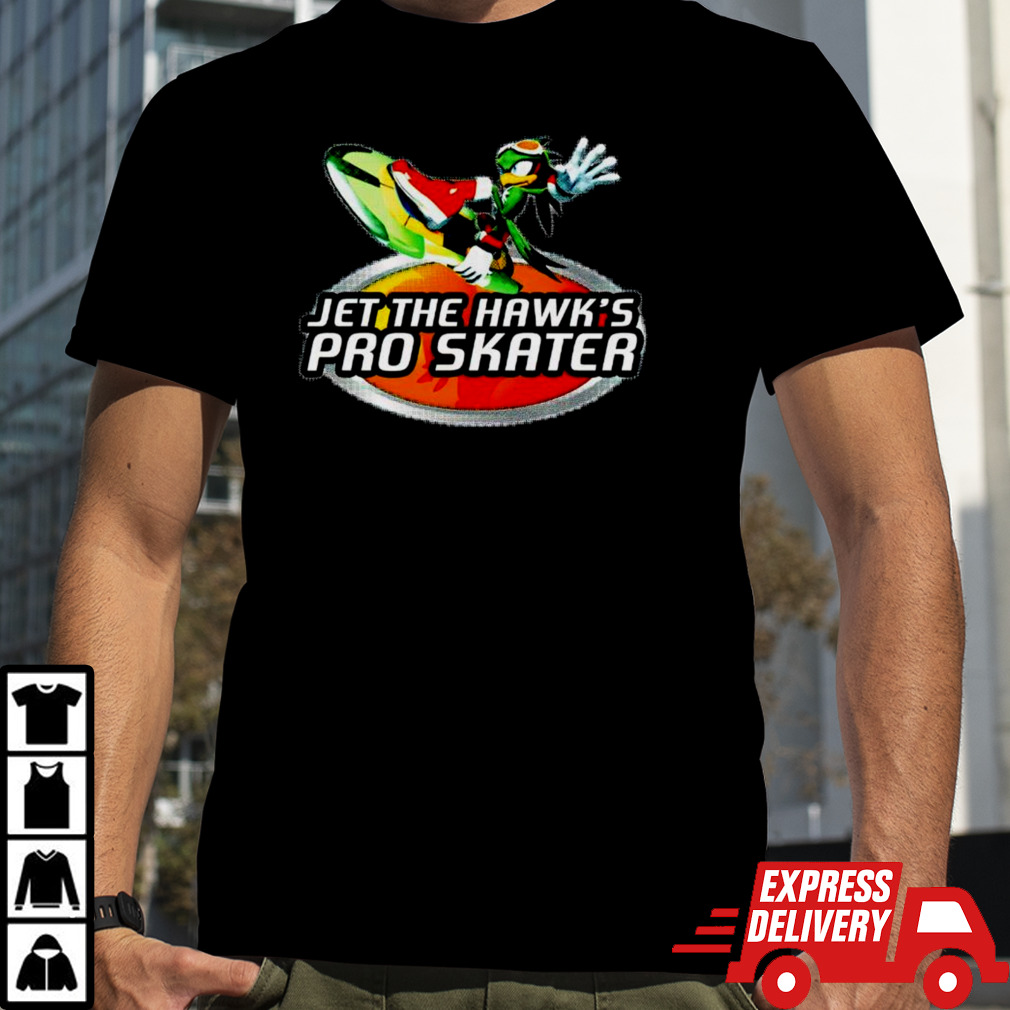 Jet the Hawk’s pro skater shirt