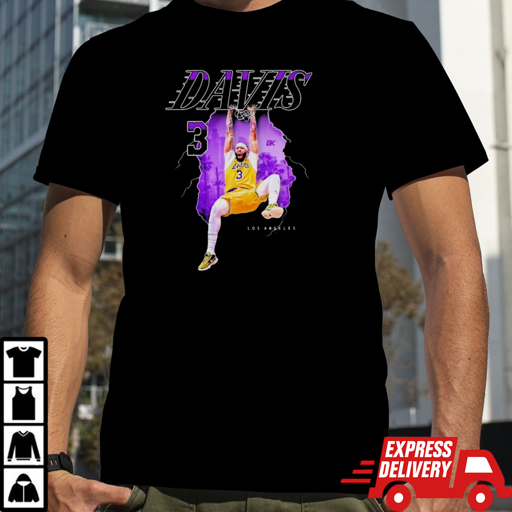 Los Angeles Lakers Anthony Davis Images Golden Knight T-shirt