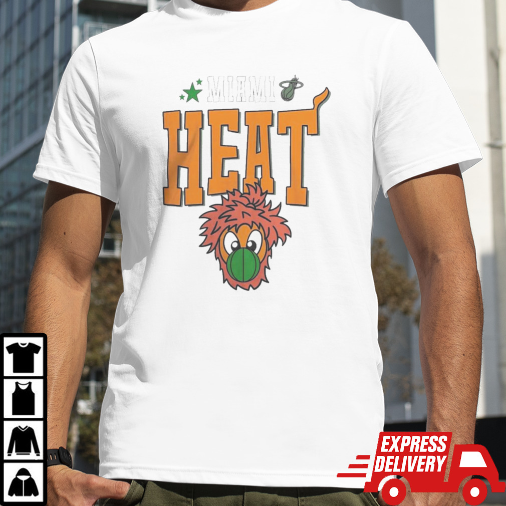 Miami Heat Merch Miami Heat Basketball Nba Team Mascot Shirt