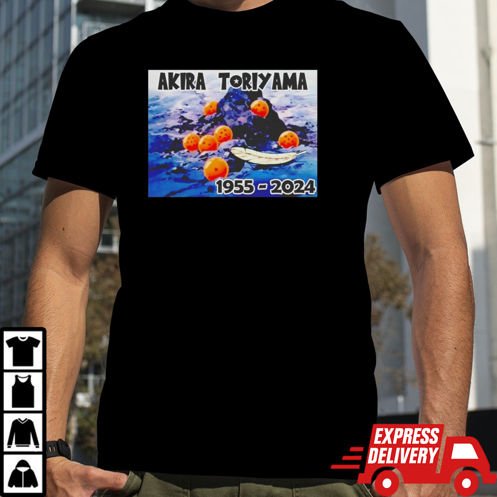 RIP Akira Toriyama 1955 2024 Dragon Ball Z shirt