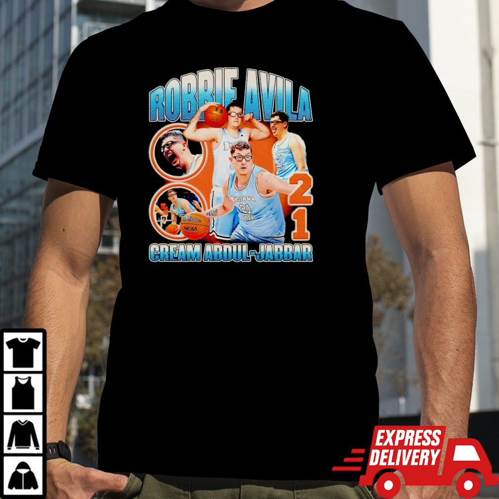 Robbie Avila cream Abdul-Jabbar retro shirt