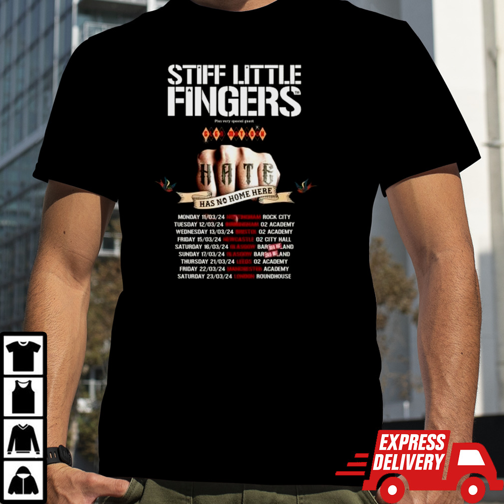 Stiff Little Fingers Tour 2024 Shirt