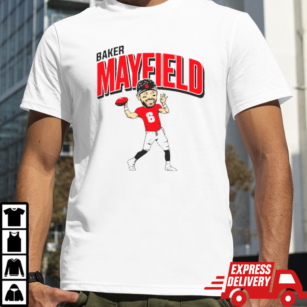 Tampa Bay Buccaneers Baker Mayfield Caricature shirt