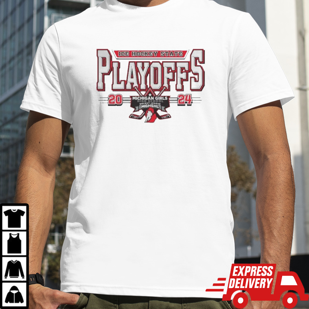 2024 MGHSHL Ice Hockey State Playoffs logo shirt