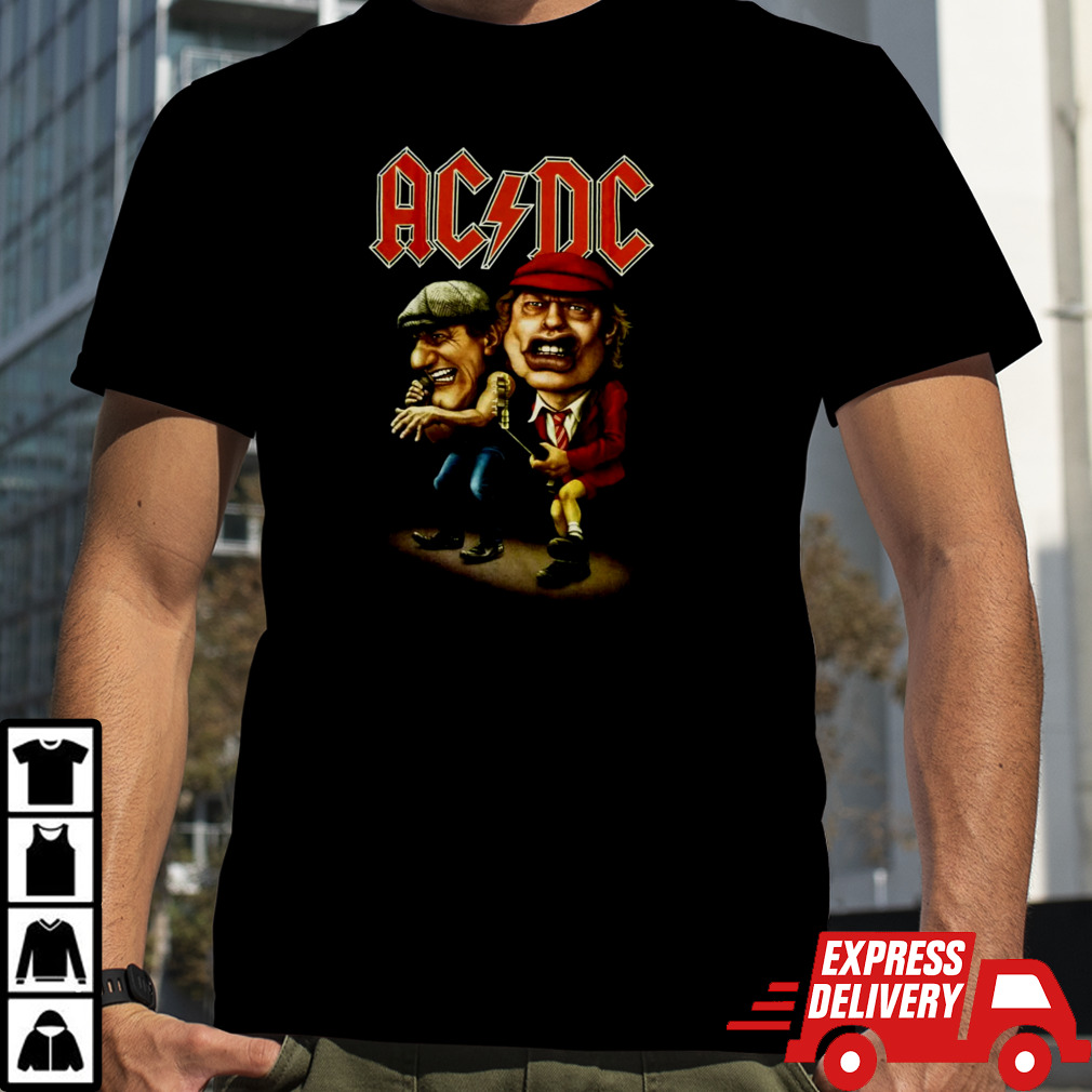 AcDc Caricature In Concert T Shirt