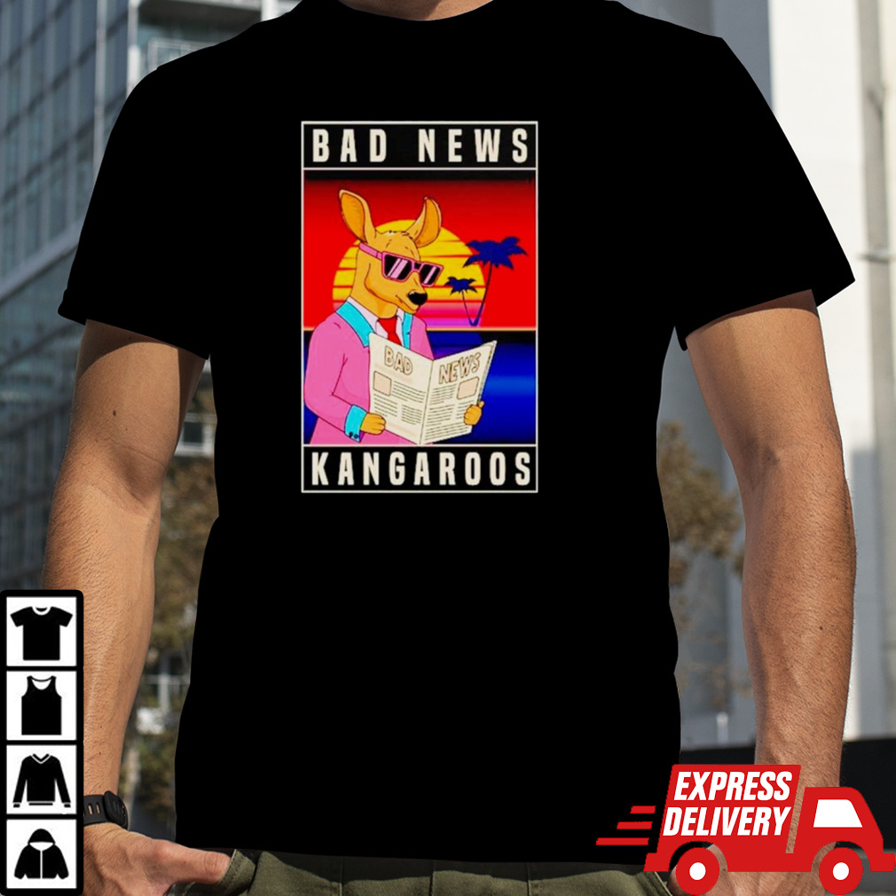 Bad News Kangaroos summer shirt