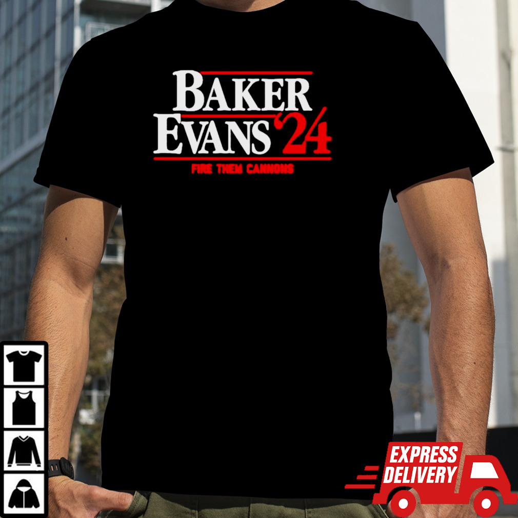 Baker Evans ’24 fire them cannons shirt