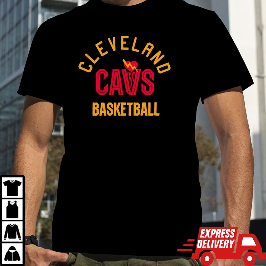 Cleveland Cavs NBA basketball heart shirt