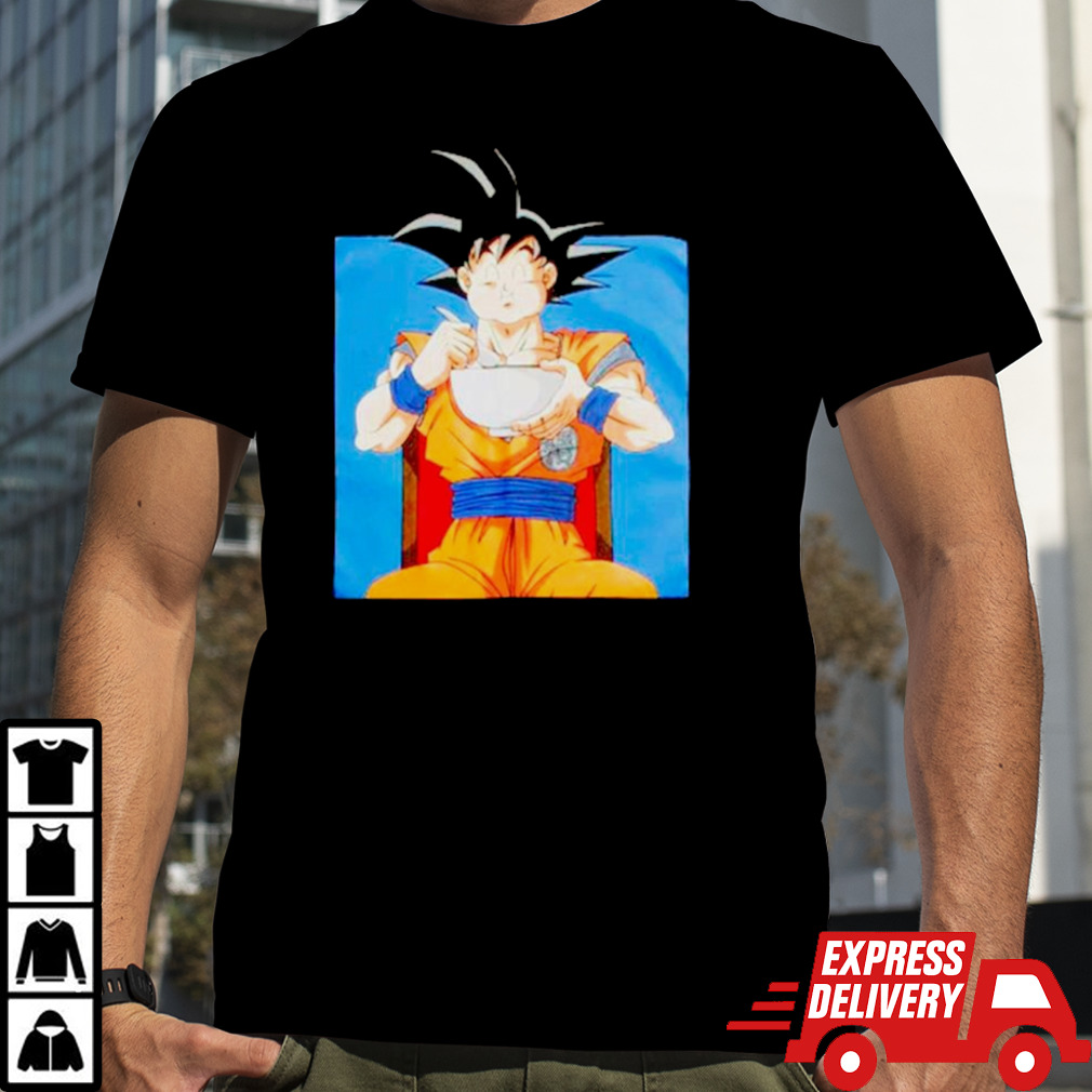 Dragon Ball Super Goku Eating Ramen shirt