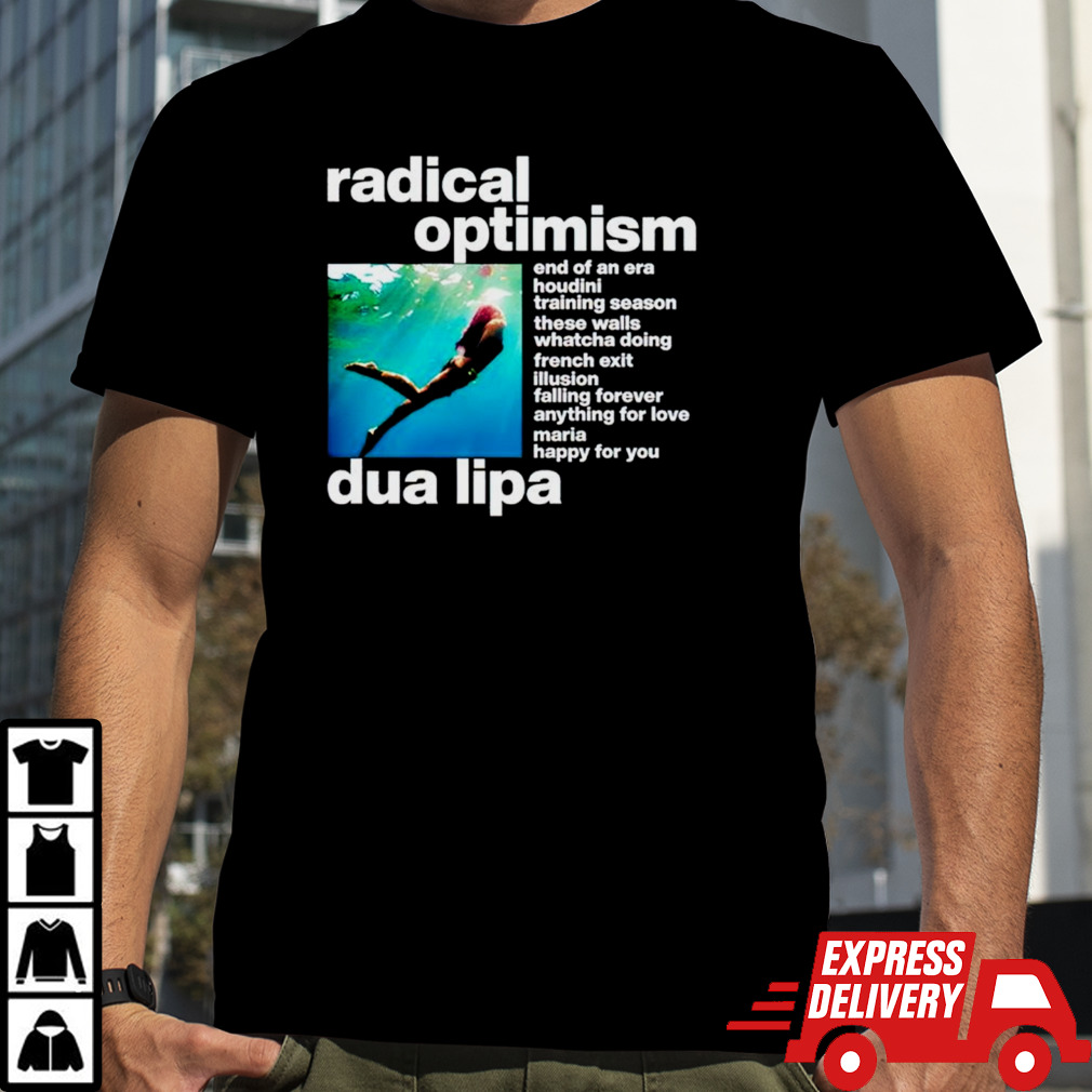 Dua Lipa Radical Optimism Breast Logo T shirt