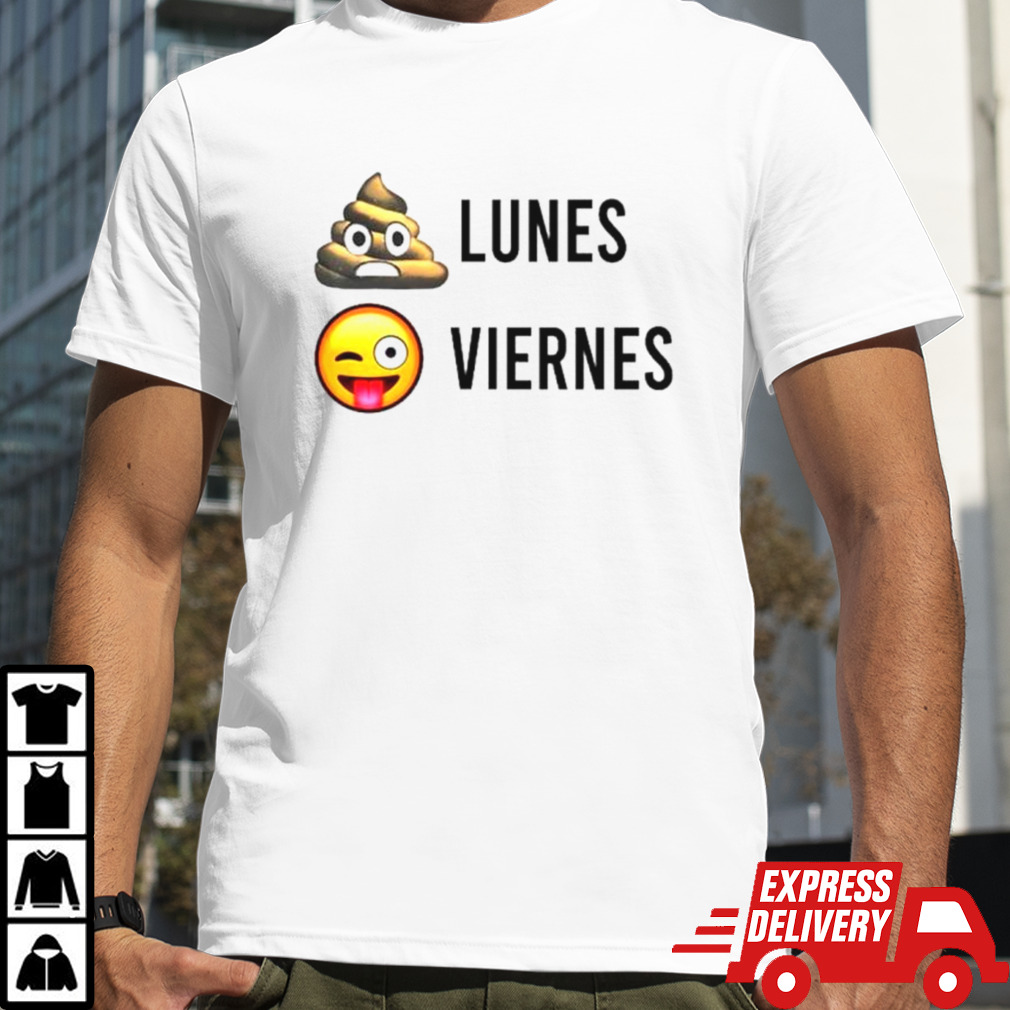 Emoji lunes viernes shirt