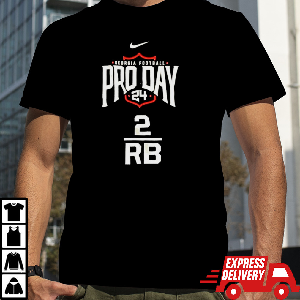 Georgia football pro personalized name and number shirt