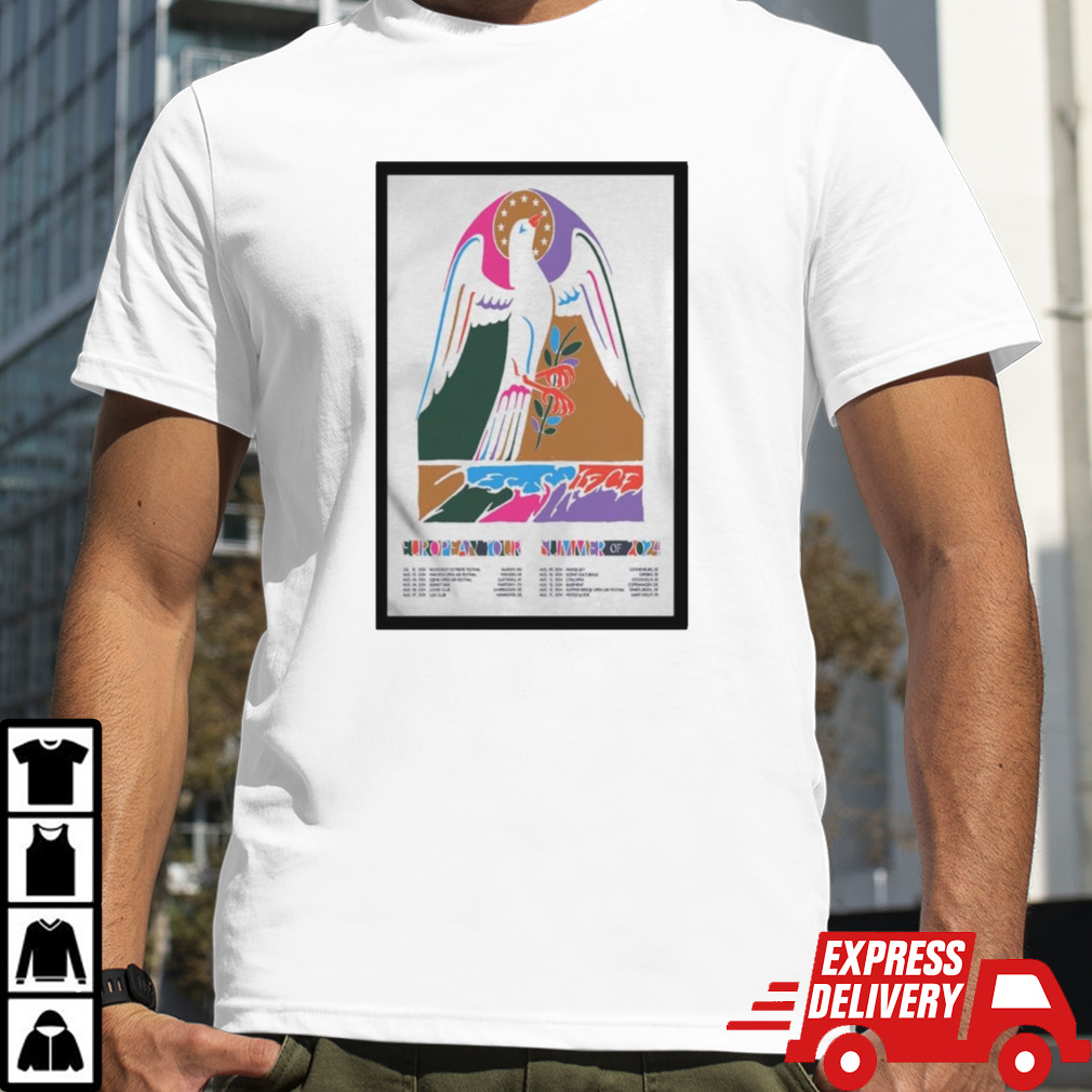 Jesus Piece European Tour Summer 2024 Poster Shirt