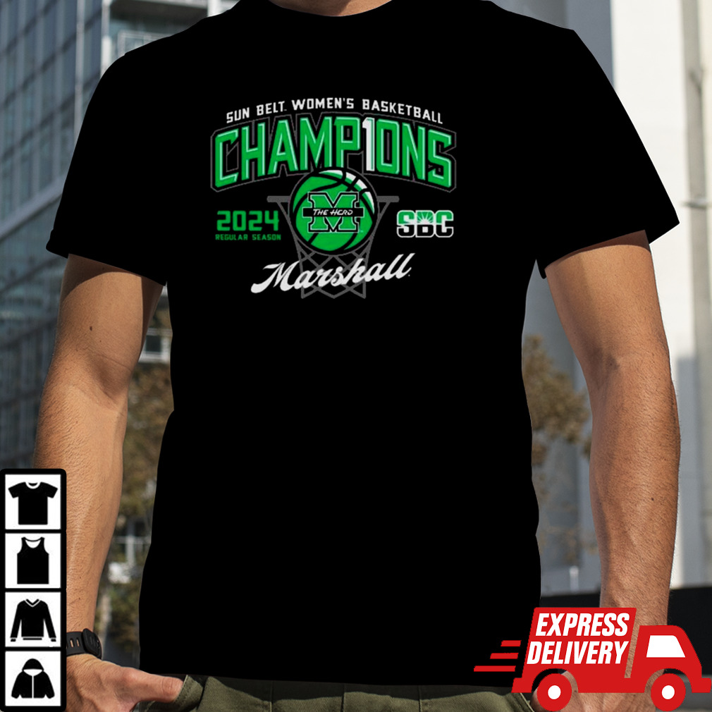 Marshall University Women’s Basketball 2024 Sun Belt Conference Regular Season Champions Shirt