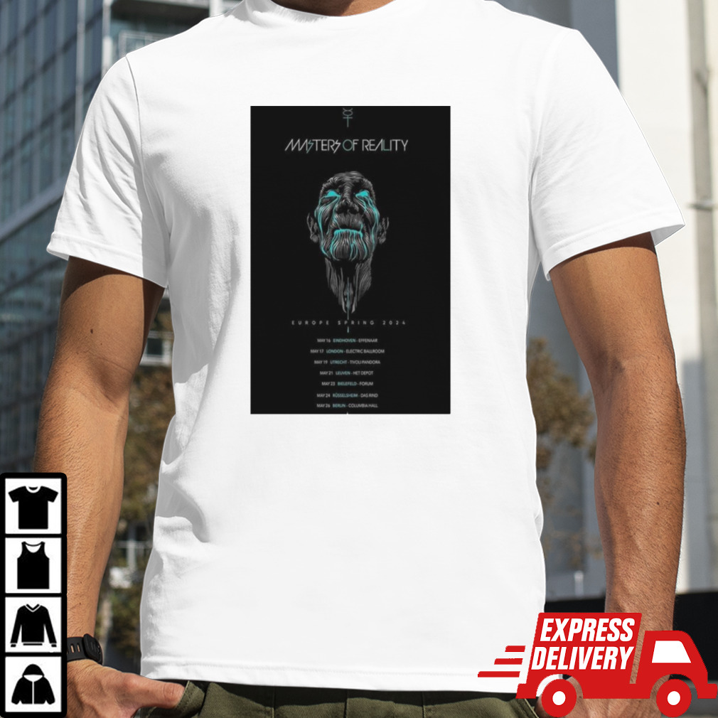 Masters of Reality Europe Spring Tour 2024 Poster Shirt