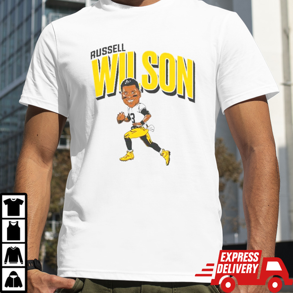 Pittsburgh Steelers Russell Wilson Caricature shirt