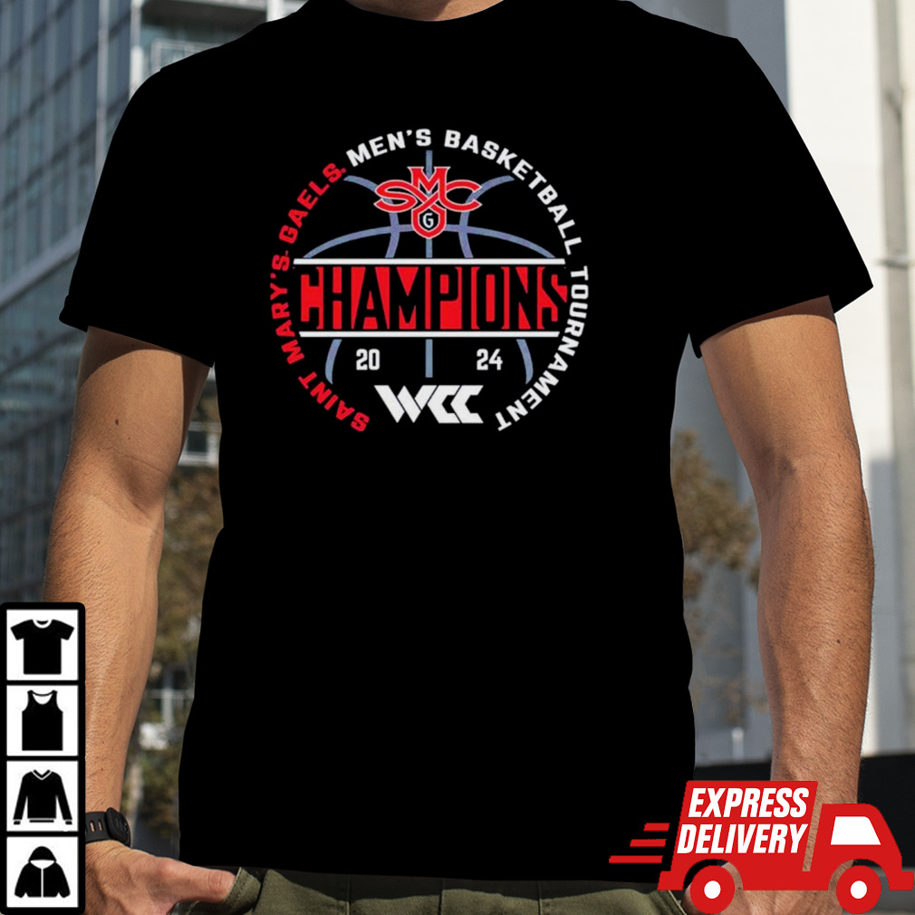 Saint Mary’s Gaels 2024 WCC Men’s Basketball Conference Tournament Champions shirt