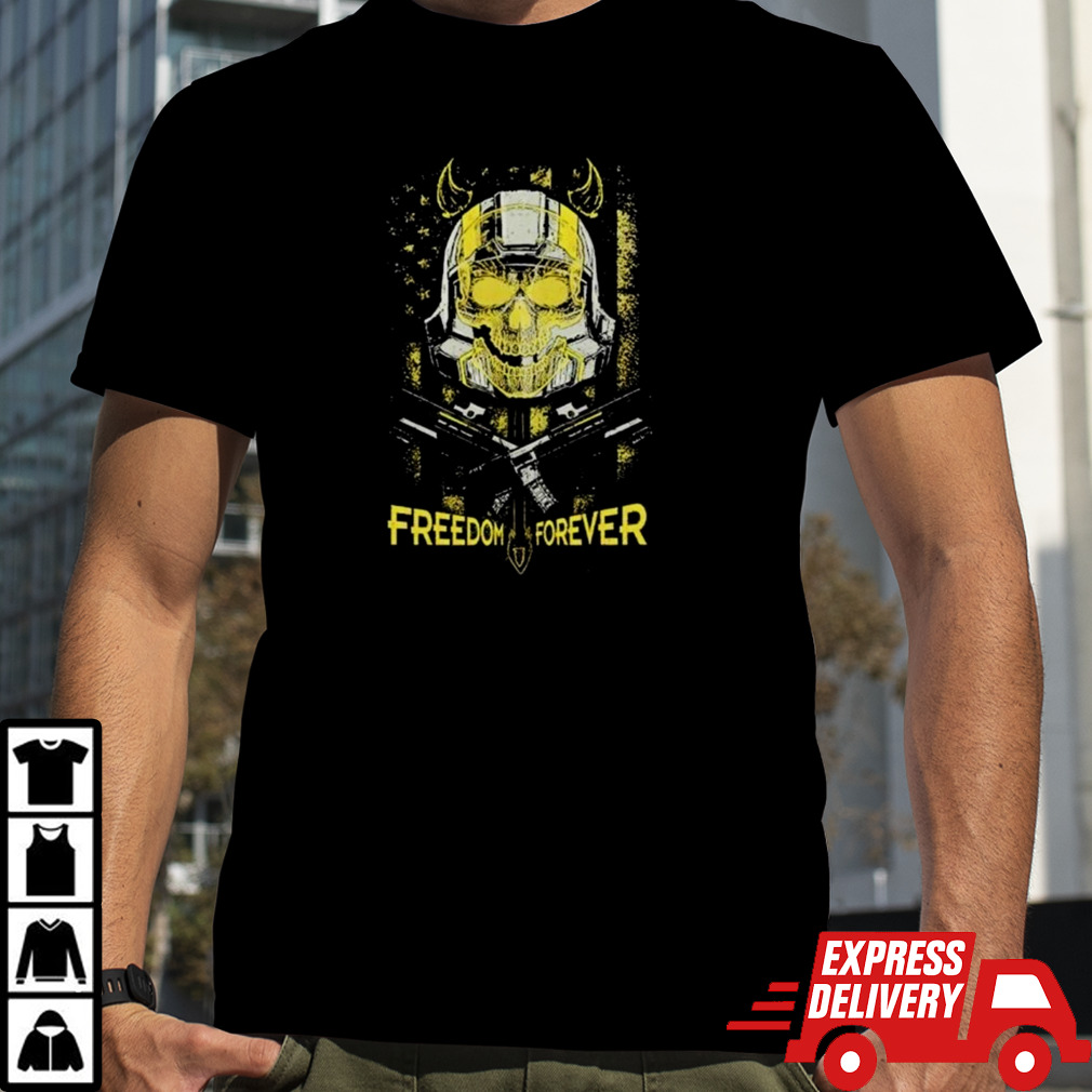 Skull Gun Freedom Forever T-shirt