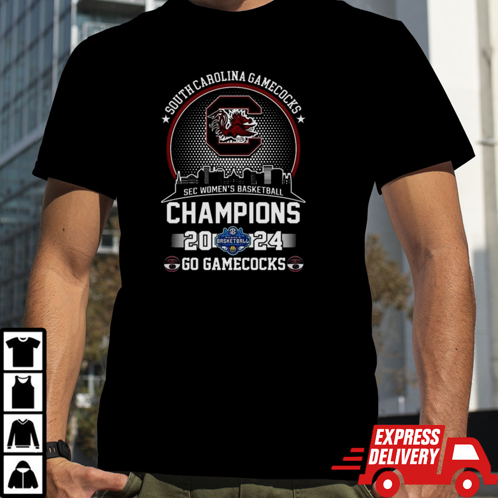 South Carolina Gamecocks 2024 Sec Women’s Basketball Champions Go Gamecocks T-shirt