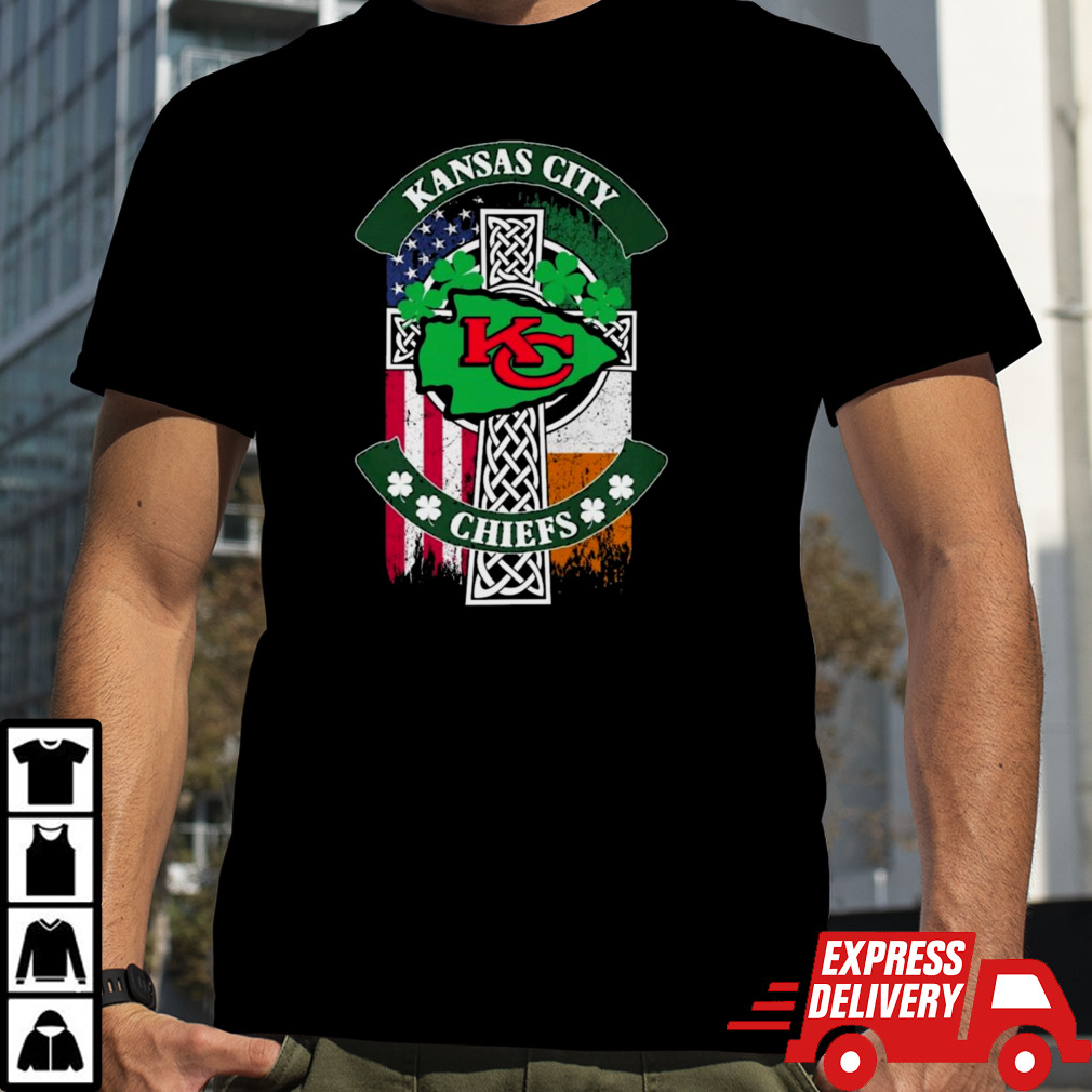 St patrick’s day Kansas city Chiefs Jesus T-Shirt