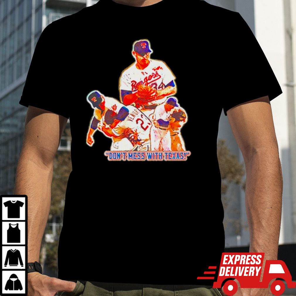 Texas Rangers Nolan Ryan don’t mess with Texas shirt