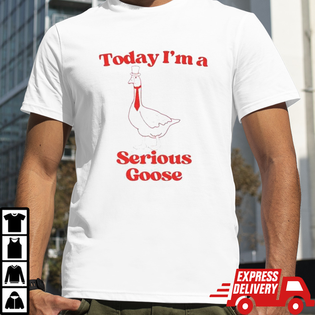 Today I’m a serious goose funny shirt