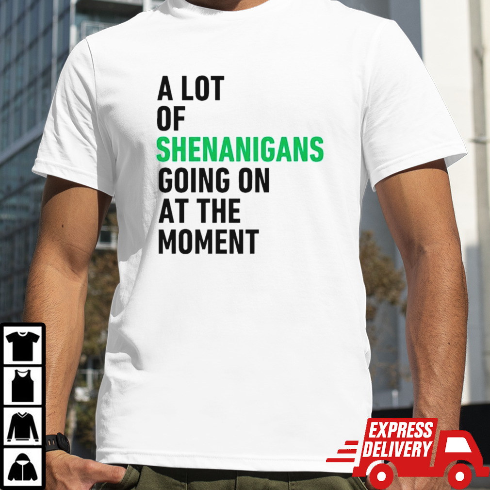 A lot of shenanigans going on at the moment shirt