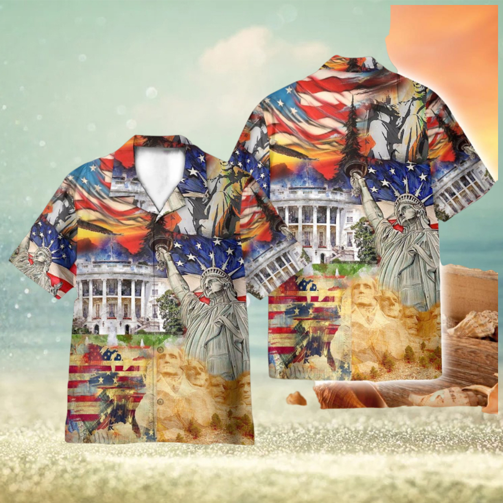 America Historical Proud 4th July Independence Day 3D Hawaiian Shirt Holiday Gift