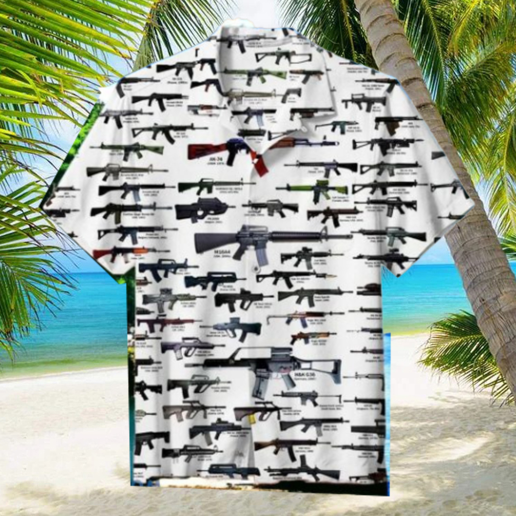 Armory Universal Rifle Collection Hawaiian Shirt Impressive Gift